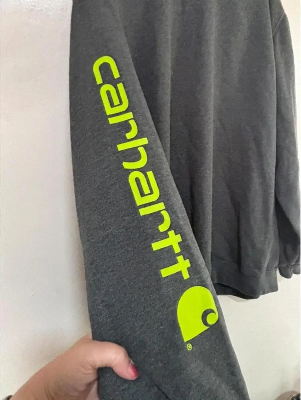 Carhartt Men’s Grey Pullover Hoodie size XL - Picture 5 of 5
